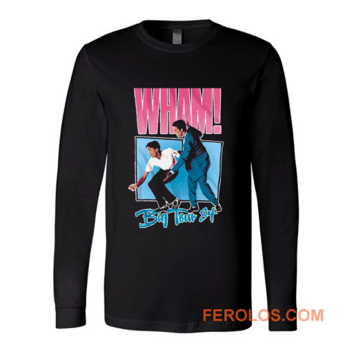 Wham Big Tour 84 George Michael Long Sleeve