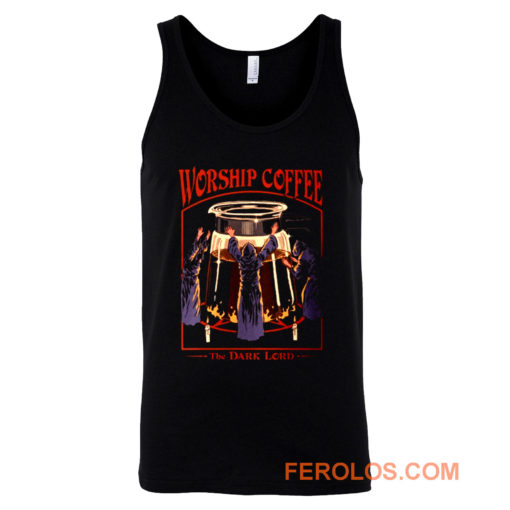 Worship Coffee Ritual Funny Tank Top