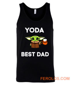 Yoda Best Dad Baby Yoda Take A Beer Funny Star Wars Parody Tank Top