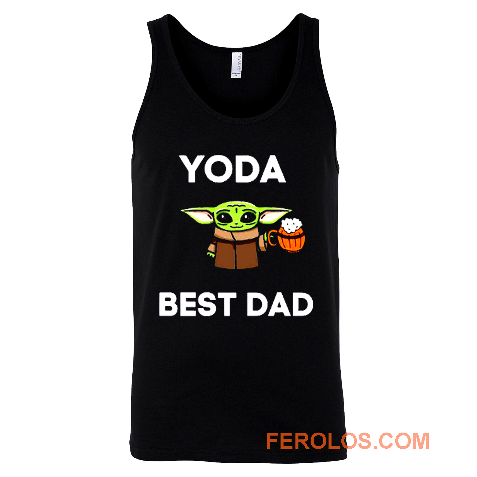 Yoda Best Dad Love You I Do Father Baby Yoda Funny Quotes Star Wars Tank  Top Men Women 