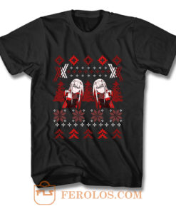 Zero Two Christmas Darling in the Franxx T Shirt