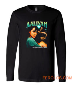 Aaliyah Cover Tour Vintage Long Sleeve