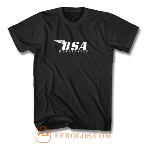 Bsa Motorcycle Retro T Shirt