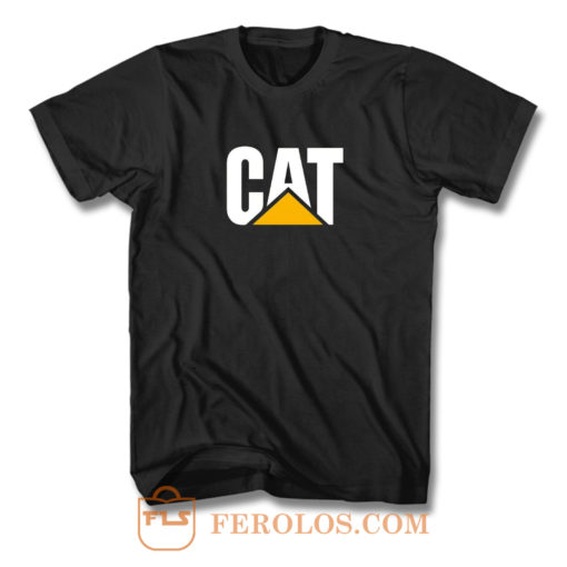 Bulldozer Digger Cat T Shirt