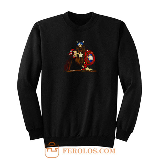 Captain Caveman Captain America Sweatshirt