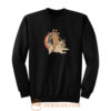 Cat Riding Unidog Vintage Sweatshirt