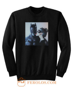 Cat Women Licking Batman Sweatshirt