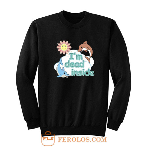 Cheerful Dolphins And Sunshine Sweatshirt