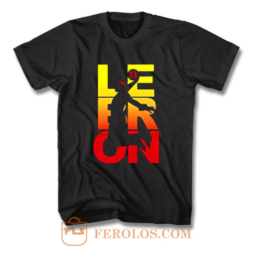 City New Lebron Fan Wear Los Angeles LA T Shirt
