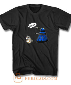 Dalek Explain Doctor Who Funny Retro T Shirt