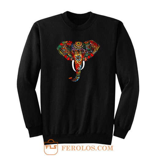 Elephant Ethnic Sweatshirt