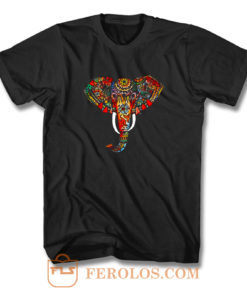 Elephant Ethnic T Shirt