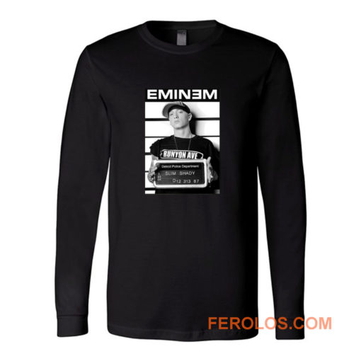 Eminem Slim Shady Rap Long Sleeve