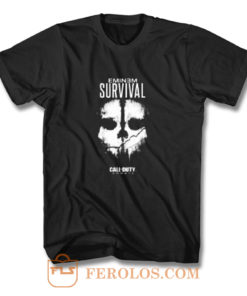 Eminem Survival Call Of Duty Rap Game T Shirt