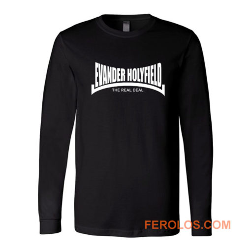 Evander Holyfield The Real Deal Boxing Long Sleeve