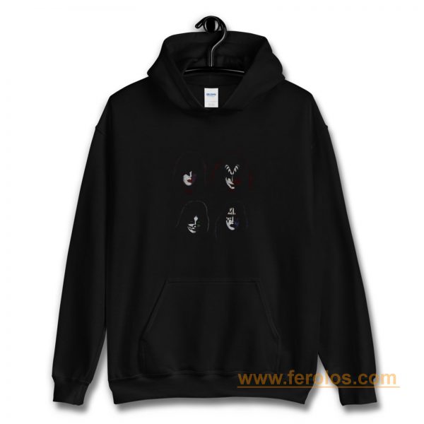 Faces Of Kiss Band Hoodie