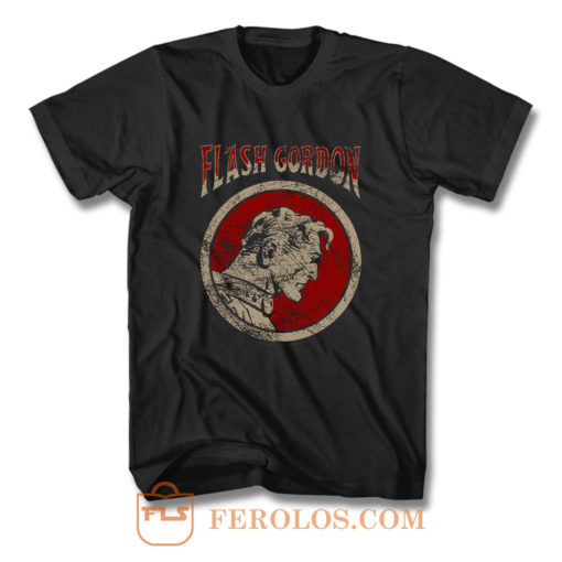 Flash Gordon Retro Flash Circle T Shirt