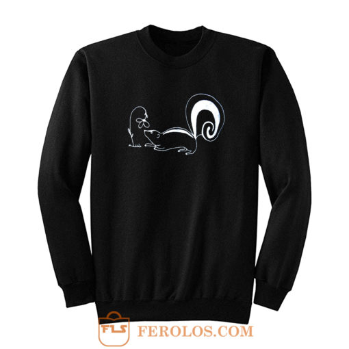 Flower Skunk Sweatshirt