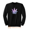 Galaxy Marijuana Leaf Sweatshirt