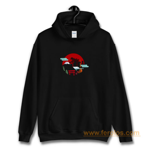 Godzilla The View Of The City Hoodie