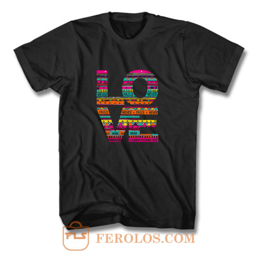 Kerusso Womens Love Doodle T Shirt