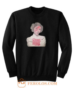 Leia Organa Rebel David Bowie Star Wars Sweatshirt