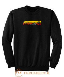 Mountain Sunset Bike Sweatshirt