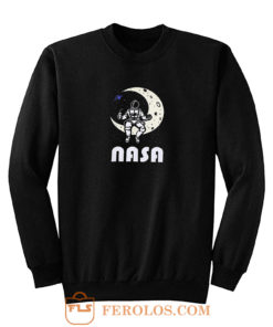 Nasa Astronaut Moon Space Sweatshirt