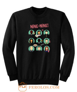 New Brooklyn Nine Nine Squad Artwork Comedy Tv Series Sweatshirt