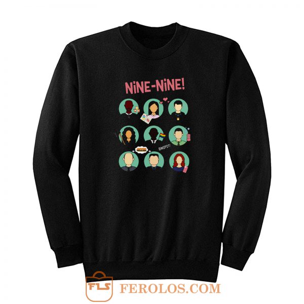 New Brooklyn Nine Nine Squad Artwork Comedy Tv Series Sweatshirt