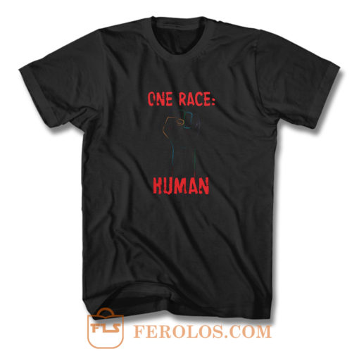 One Punch One Race Human Race T Shirt