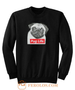 Pug Life Retro Sweatshirt