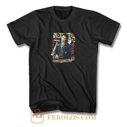 Punk Retro Sid Vicious Sex Pistols T Shirt