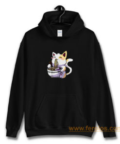 Ramen Cat Shirt Kawaii Anime Japanese Noodle Cat Lovers Funny Hoodie