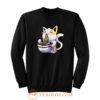 Ramen Cat Shirt Kawaii Anime Japanese Noodle Cat Lovers Funny Sweatshirt