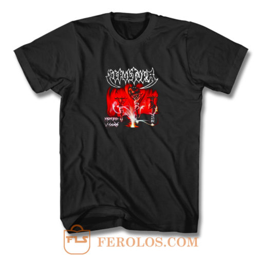 Sepultura Band Morbid Vision T Shirt