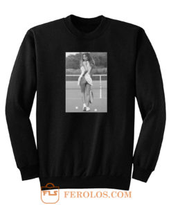 Sexy Girl Tennis Player Sports Sweatshirt