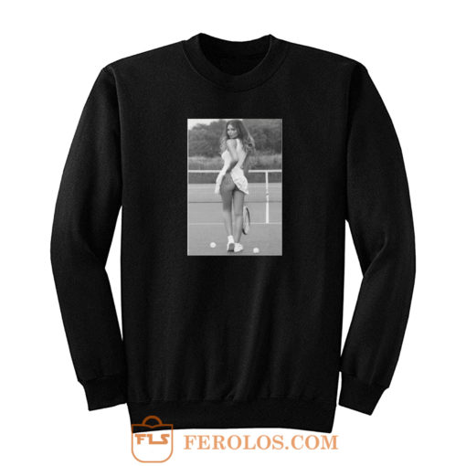 Sexy Girl Tennis Player Sports Sweatshirt