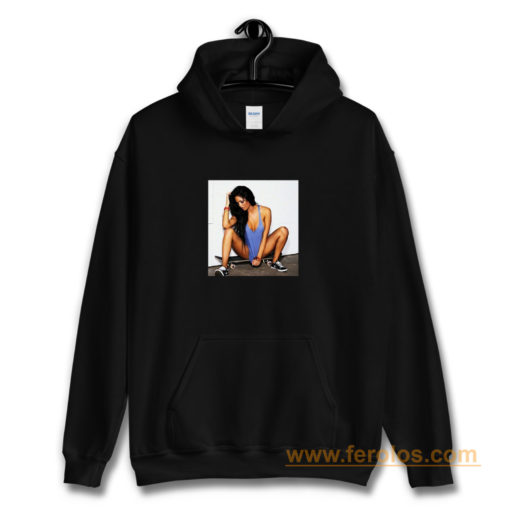 Skater Sexy Girl Skateboard Hoodie