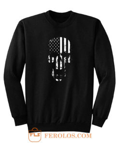 Skull Flag American Sweatshirt
