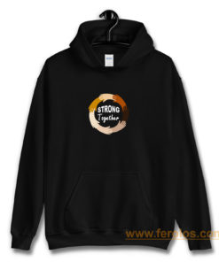 Strong Together All Lives Matter Funny Hands Graphic Hoodie