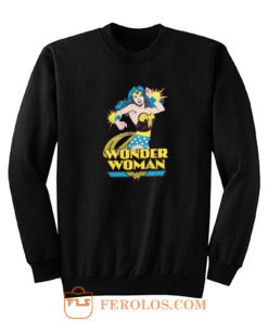 Super Hero Girl Retro Wonder Woman Sweatshirt