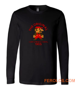 The Original Super Mario Nintendo Old But Cool Long Sleeve