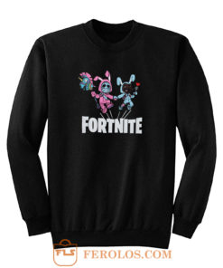 Two Bunny Fortnite Game Bunny Cute Players Sweatshirt