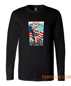 Usa Navy Pinup Sexy Lets Go Join Long Sleeve