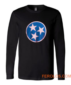 Vintage Distressed Effect Tennesseean Long Sleeve