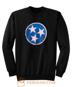 Vintage Distressed Effect Tennesseean Sweatshirt