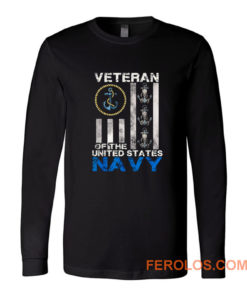 Vintage Veteran Us Navy Long Sleeve