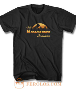 Visit Hawkins Indiana T Shirt