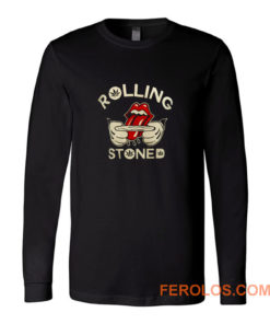 Weed Marijuana Rolling Stoned Pot Long Sleeve